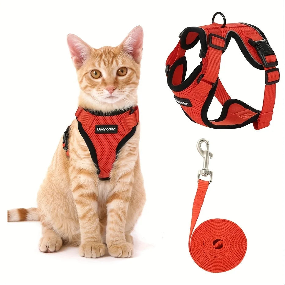 Escape Proof Cat Harness Set