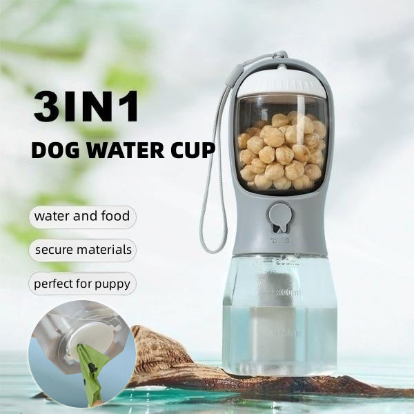 3-in-1 Dog Travel Bottle