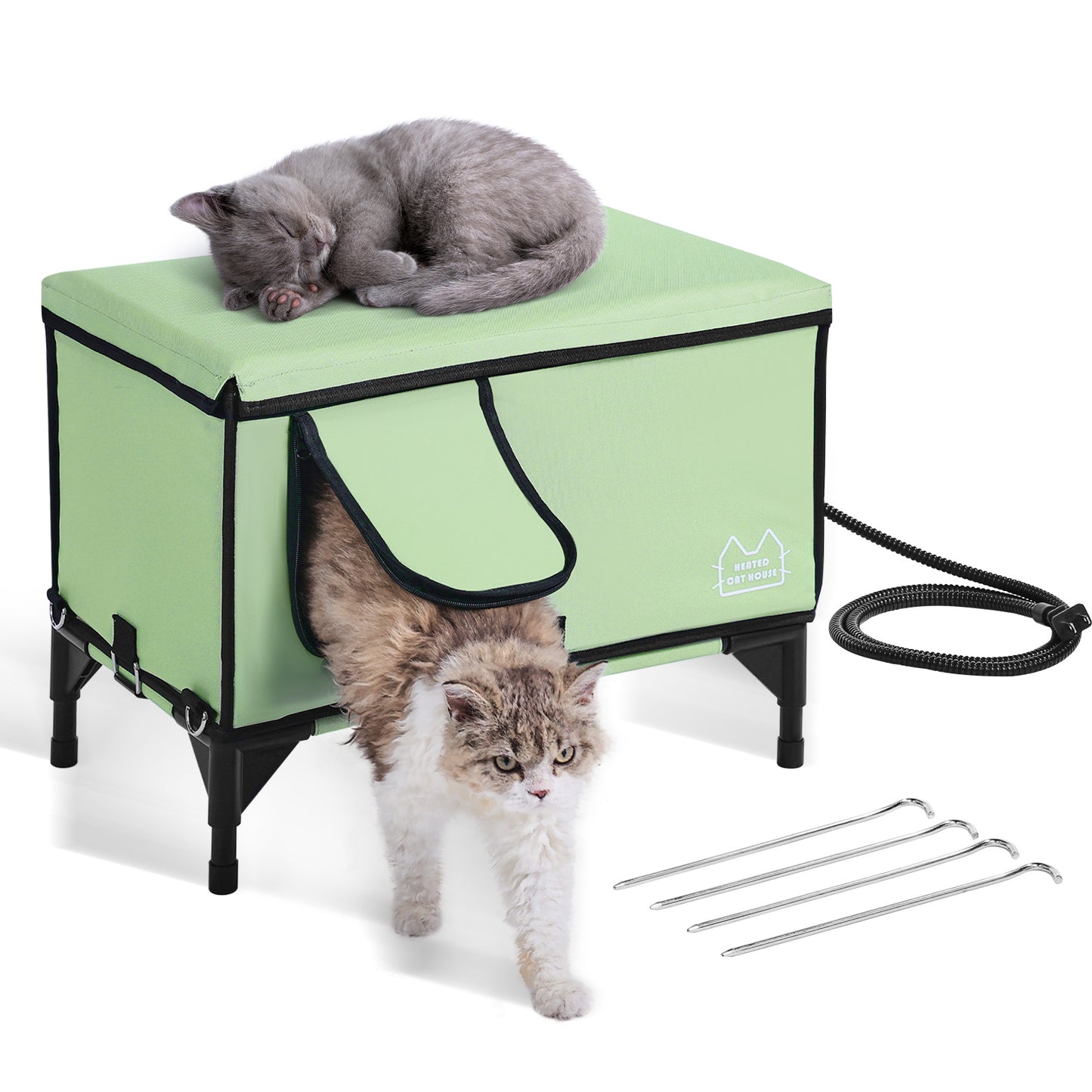 WarmHaven Outdoor Cat Shelter